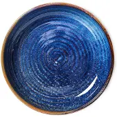 HK Living Home Chef dyb tallerken medium Ø19,3 cm Rustic blue