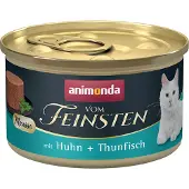 Animonda Vom Feinsten Økonomipakke: 24 x 85 g Adult Mousse - Kylling & Tun