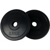 Tunturi Rubber 2.5kg Vægtskive 2 Enheder