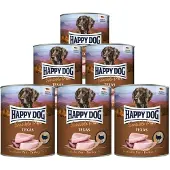 Happy Dog Sensible Pure 6 x 800 g - Texas (Kalkun)