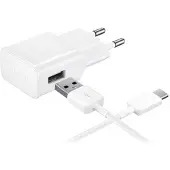 Samsung Hurtig USB-C Rejseoplader EP-TA200EWE - Bulk - Hvid