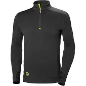 Helly Hansen Lifa Half Zip termoskjorte sort