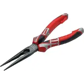 Nws Chain Nose Pliers (Radio Pliers), 1,5 cm, Stål, Sort, Grå, Rød, 170 mm, 145 g, Tyskland