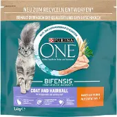 Purina One Coat & Hairball - 2 x 1,4 kg