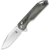 Kizer Cutlery Assassin Button Lock Micarta