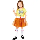Liragram Svampebob Firkant-pigekostume