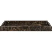 Mette Ditmer Marble dekorationsbakke 16x31 cm Brun