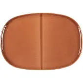 Heirol x Nosse Svelte tallerken oval 30 cm Terracotta