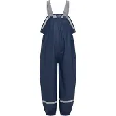 Color Kids Regnbukser m. Seler - PU - Navy - - 7 år (122) - Regnbukser