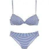 s.Oliver Bikini blå / hvid