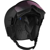 Salomon Driver Pro Sigma, skihjelm med visir, sort