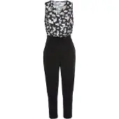 LASCANA Jumpsuit sort / hvid
