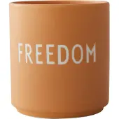 Design Letters favoritkop 25 cl Freedom-orange