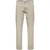 Selected Lærredsbukser 'Miles Flex' beige