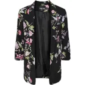 Pieces Blazer 'PCBoss' grøn / lilla / hindbær / sort