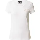 Emporio Armani EA7til kvinder. 8NTT65_TJDQZ Evolution T-shirt hvid (M), Casual, Bomuld, Korte ærmer