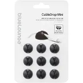 Bluelounge CableDrop Mini 9-pack, Sort