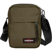 Eastpak Skuldertaske 'The One' oliven / rød / sort / hvid