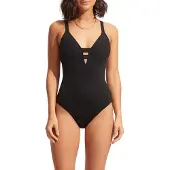 Seafolly Badedragt sort