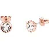 Ted Baker Øreringe 'Sinaa' rosa guld / hvid