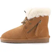 Gooce Snowboots 'Agarita' brun / naturhvid