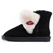 Gooce Snowboots 'Jalila' rød / sort / hvid