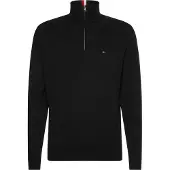 Tommy Hilfiger Pima Org Ctn Mock Halv Lynlås Sweater