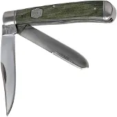 Rough Ryder Trapper Green Micarta
