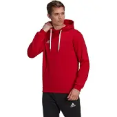 Adidas Hættetrøje Entrada 22 - Rød/Hvid, størrelse Small