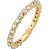 Elli Ring guld / transparent