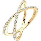 Elli Ring guld / transparent