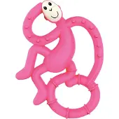 Matchstick Monkey Mini Teether Pink