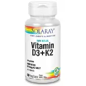 Solaray Vitamin D3+k2 (mk7) 60 Enheder