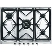 Smeg Contemporanea Srv576gh5 70- Gaskomfur 75 Cm