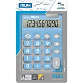 Milan Duo, Desktop, Basis, 10 cifre, Batteri/Solar, Blå