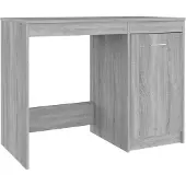 vidaXL Skrivebord 100x50x76 Cm Konstrueret Træ - Grå Sonoma-eg