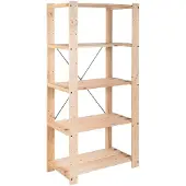 Astigarraga Evolution 5 Hylder Med Massiv Fyrretræ 175x75.7x43 Cm