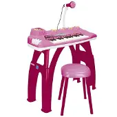 Reig Musicales Pink Elektronisk Orgel Med 25 Tangenter Og Lys