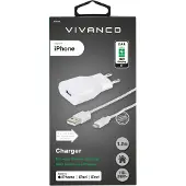 Vivanco Oplader Med Lightning-kabel 1.2 M 2.4a
