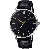 Casio Dameur LTP-VT01L-1BUDF Classic Sort/Læder Ø34 mm