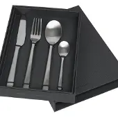 Broste Copenhagen Hune bestiksæt brushed satin 4 deler Rustfrit stål