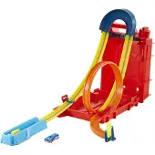 Hot Wheels Leget?jsbanes?t Track Builder Ubegr?nset leges?t Br?ndstofdunk Stuntboks 14 komponentdele & k?ret?j i skala 1:64