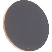 QAZQA Design væglampe grå 16,5 cm inkl. LED - Skyf