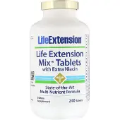 Life Extension Mix Tabletter med Ekstra Niacin, 240 Tabletter