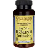 Swanson Health , Albion Magnesium Glycinate med aktiverede B-vitaminer, 200 mg, 60 tabletter
