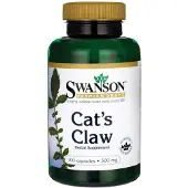 Swanson Health , Fuldstændig Spektrum Kattekløver, 500 mg, 100 Kapsler