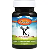 Carlson Labs Carlson, Vitamin K2, 5 mg, 60 Kapsler