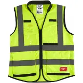 Milwaukee sikkerhedsvest premium HiViz gul str L/XL