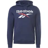 Reebok Identity Fleece Stacked Logo Pullover Sweatshirt