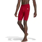 Adidas Tights Techfit - Rød, størrelse X-Small